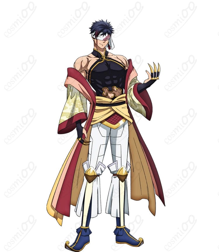 終末のワルキューレ 始皇帝 コスプレ衣装 側面 シルエットと装飾再現 皇帝の威厳を表現