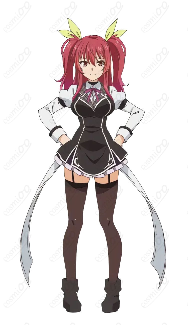 ステラ・ヴァーミリオン 破軍学園制服 コスプレ衣装 正面全身イメージ|落第騎士の英雄譚 学園制服 再現度チェック