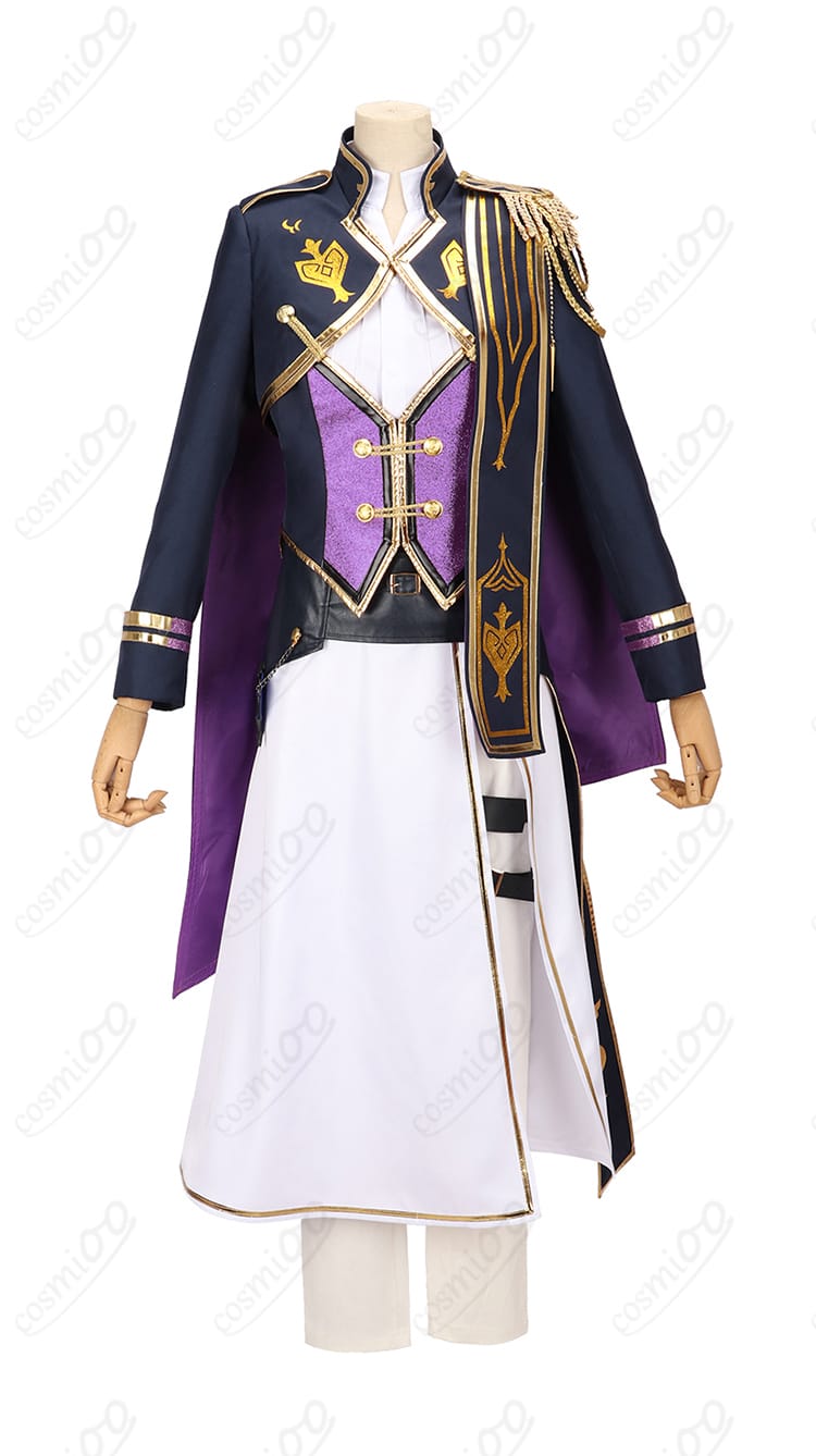 にじさんじ 星導ショウ 共通衣装 コスプレ衣装 正面デザイン 宇宙柄腰飾りまで高再現 ディテール重視の一着