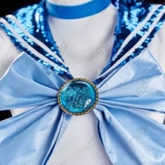 美少女戦士セーラームーン 水野亜美 セーラーマーキュリー コスプレ衣装 初期戦闘服 - 4枚目の画像（サムネイル）