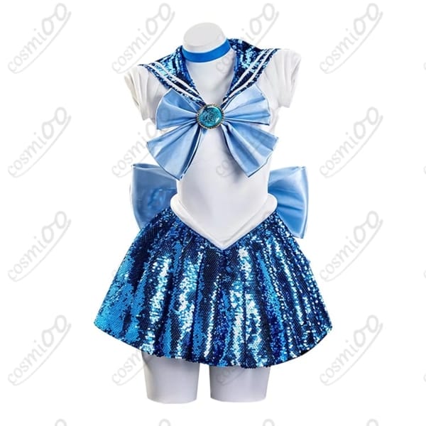 美少女戦士セーラームーン 水野亜美 セーラーマーキュリー コスプレ衣装 初期戦闘服