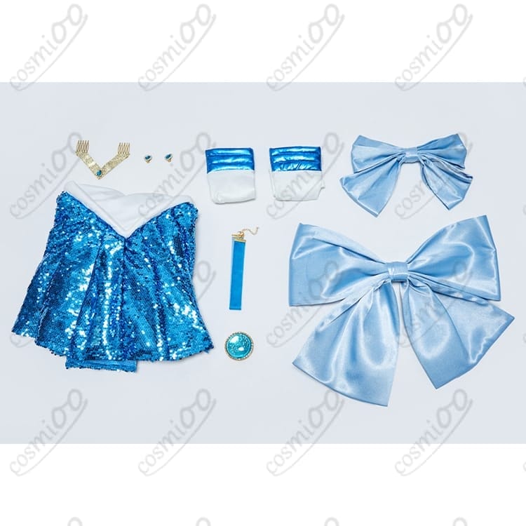 美少女戦士セーラームーン 水野亜美 セーラーマーキュリー コスプレ衣装 初期戦闘服 - 6枚目の画像