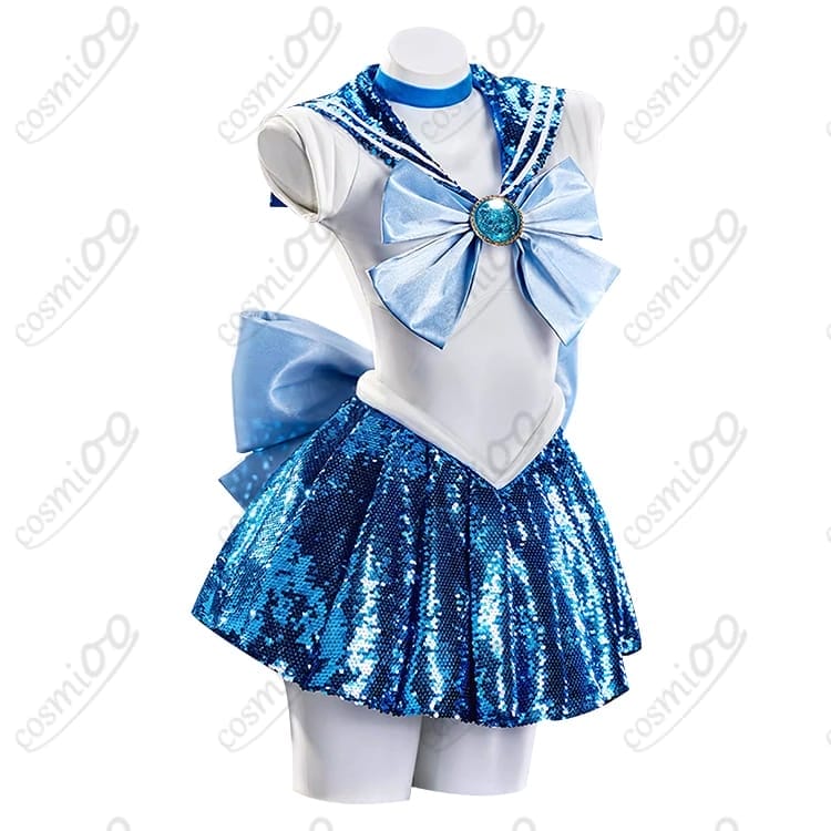 美少女戦士セーラームーン 水野亜美 セーラーマーキュリー コスプレ衣装 初期戦闘服 - 2枚目の画像