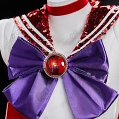 セーラーマーズ 火野レイ 戦闘用セーラー服 コスプレ衣装｜フルセット高再現 - 4枚目の画像（サムネイル）