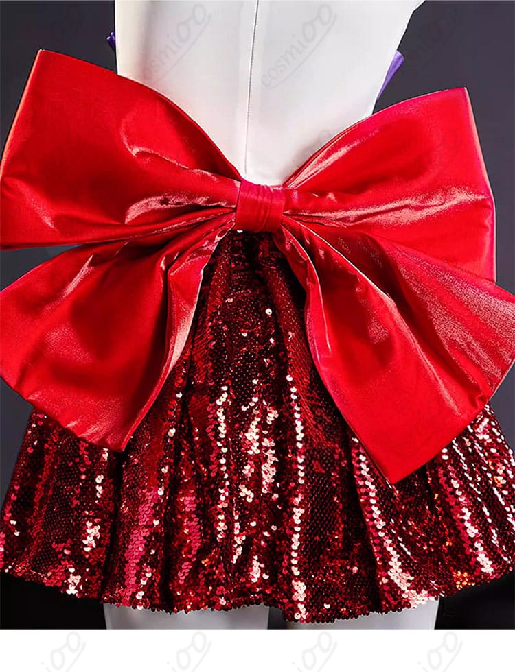 セーラーマーズ 火野レイ コスプレ 背面蝶結び装飾 細部までこだわった高再現仕様