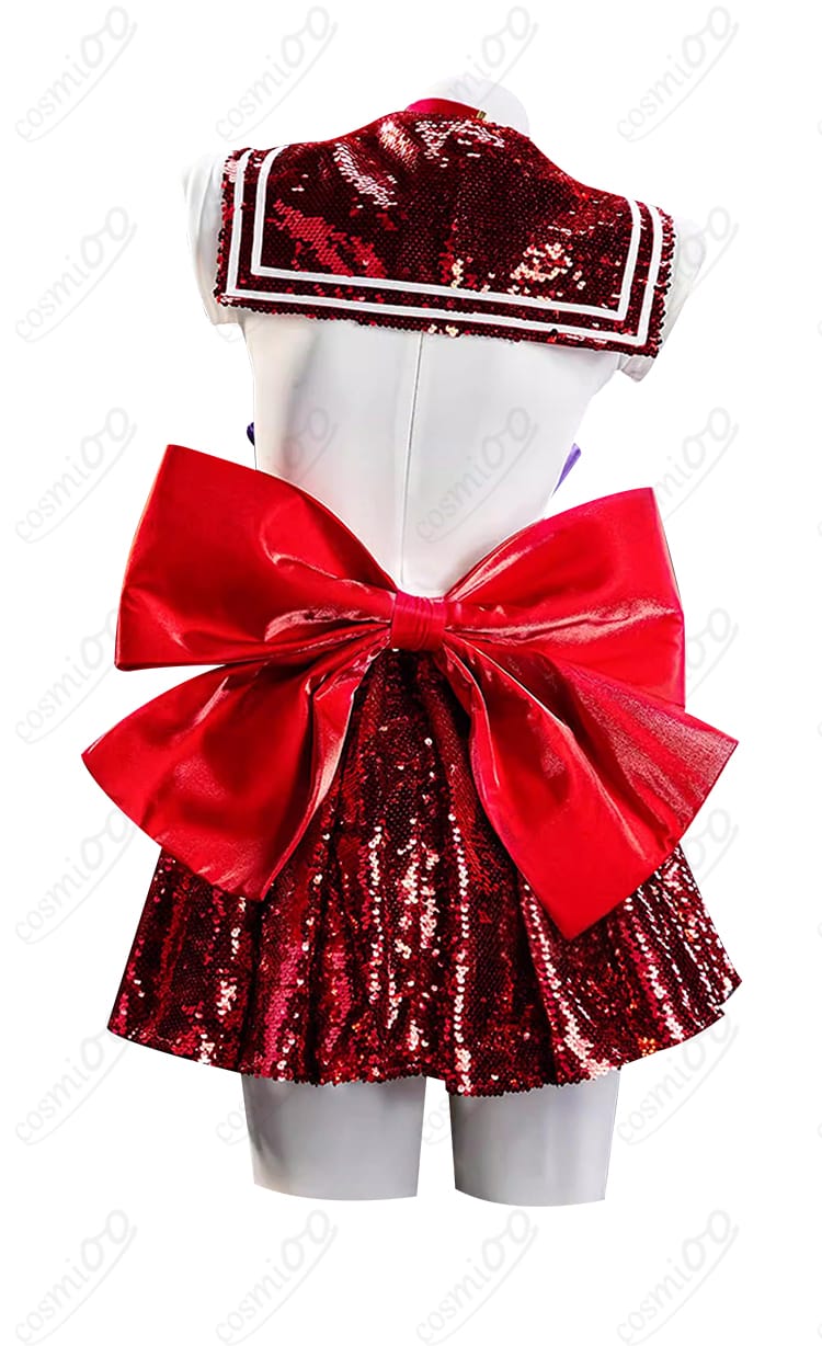 セーラーマーズ 火野レイ 戦闘用セーラー服 背面デザイン リボン配置まで忠実再現