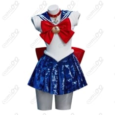 美少女戦士セーラームーン 月野うさぎ 戦闘用セーラー服 コスプレ衣装 フルセット - 1枚目の画像（サムネイル）