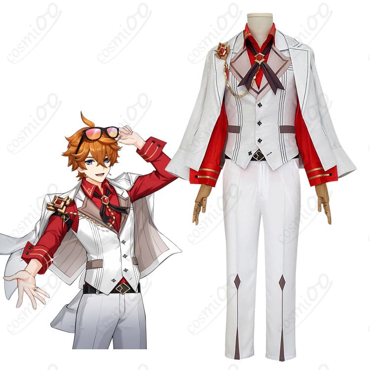 原神 タルタリヤ 原神FES フェス衣装 コスプレ衣装 人物着用イメージ 全身再現 イベント撮影におすすめ