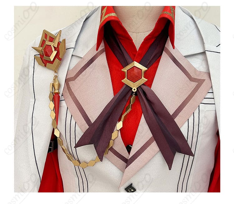 原神 タルタリヤ 原神FES 衣襟装飾 細部再現 コスプレ衣装 クオリティ重視