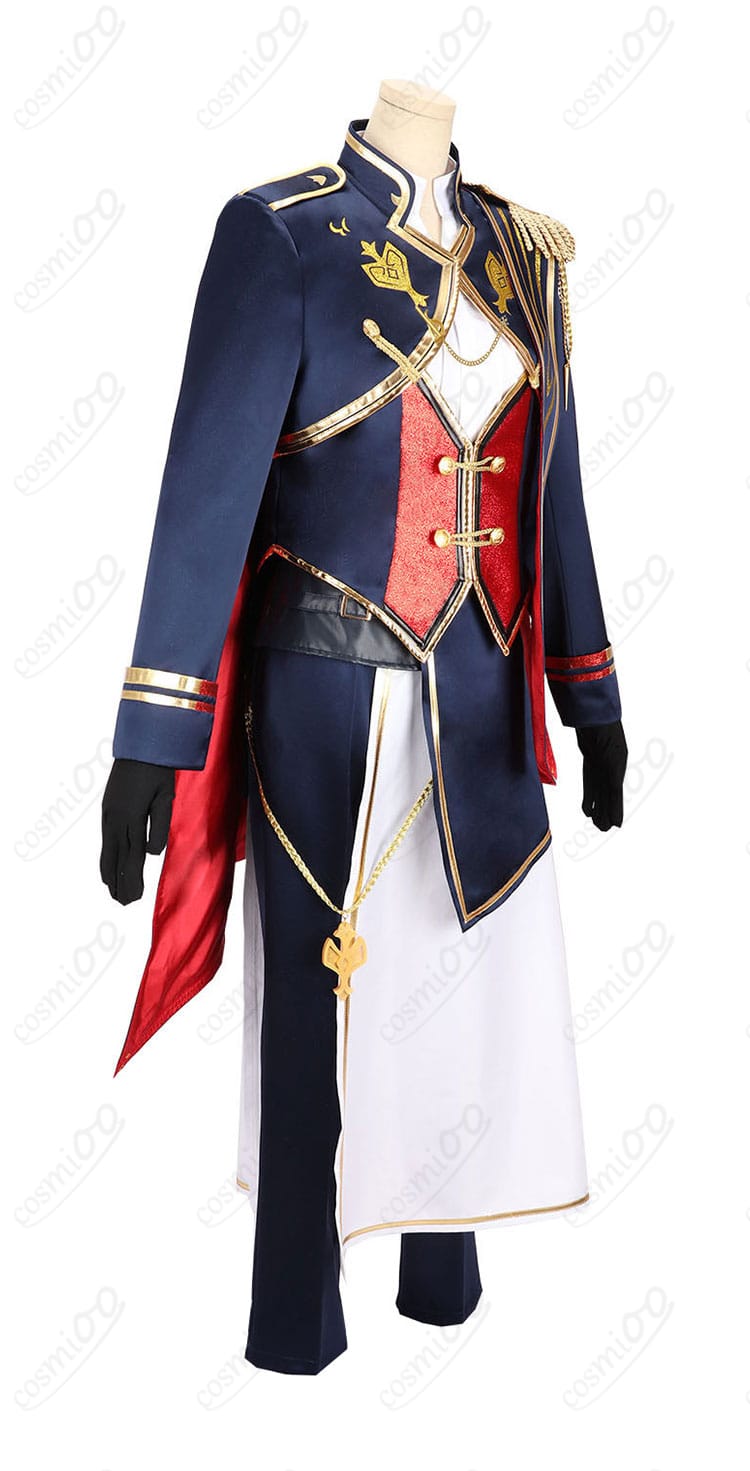 にじさんじ セラフ・ダズルガーデン 共通衣装 コスプレ衣装 側面シルエット マントとコートの立体感