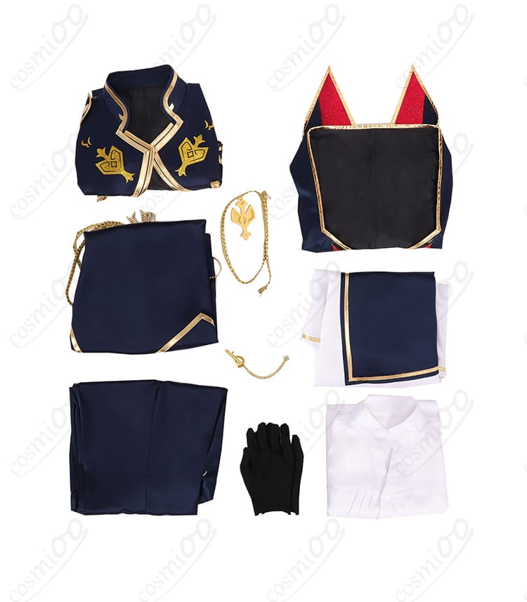 にじさんじ セラフ・ダズルガーデン コスプレ衣装 フルセット内容一覧 コート・マント・手袋付き