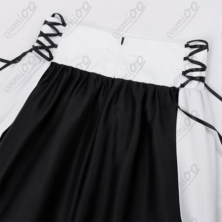 死亡遊戯で飯を食う。幽鬼(ユウキ) メイド服 コスプレ衣装 フルセット - 5枚目の画像