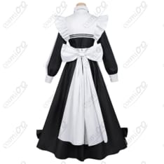 死亡遊戯で飯を食う。幽鬼(ユウキ) メイド服 コスプレ衣装 フルセット - 3枚目の画像（サムネイル）