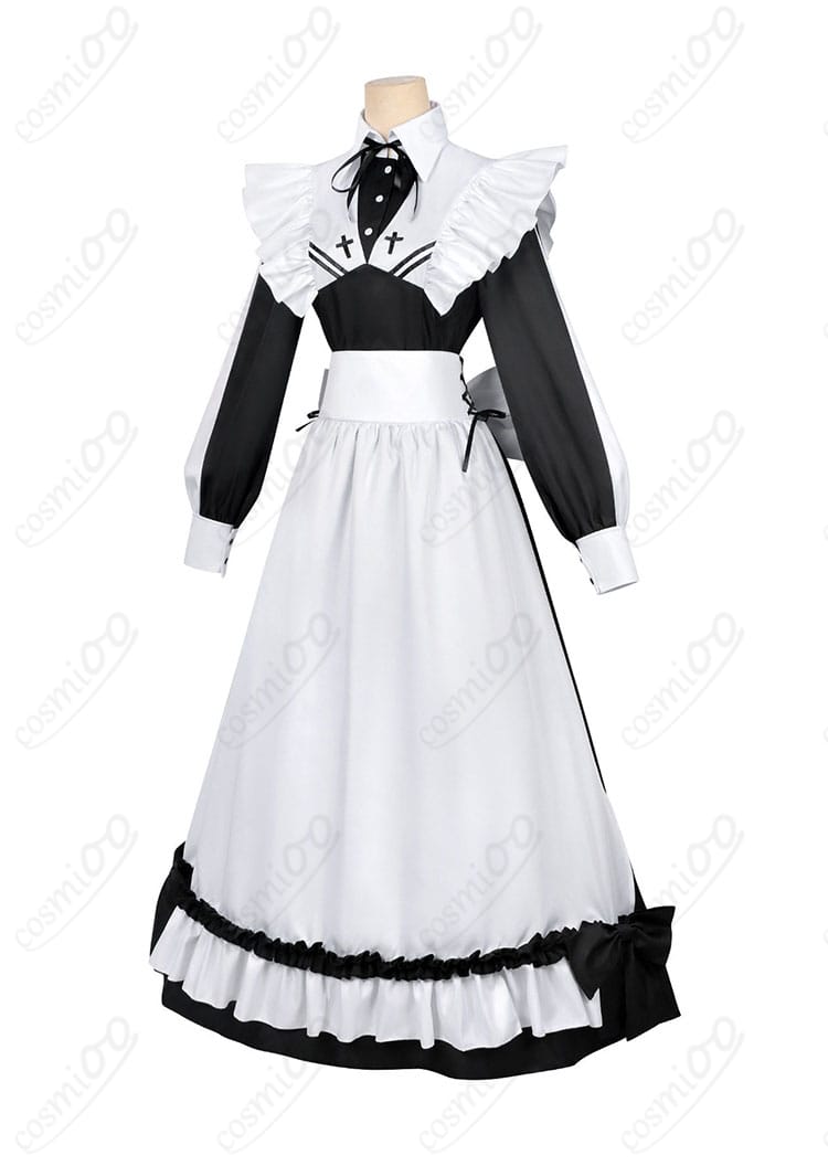 幽鬼 メイド服コスプレ衣装 側面｜シルエットが映える仕立て