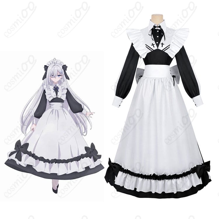 幽鬼（ユウキ）メイド服コスプレ衣装 全身イメージ｜死亡遊戯で飯を食う。人物着用・撮影向け