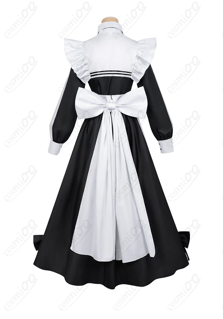 幽鬼 メイド服コスプレ衣装 背面｜背部装飾まで忠実再現