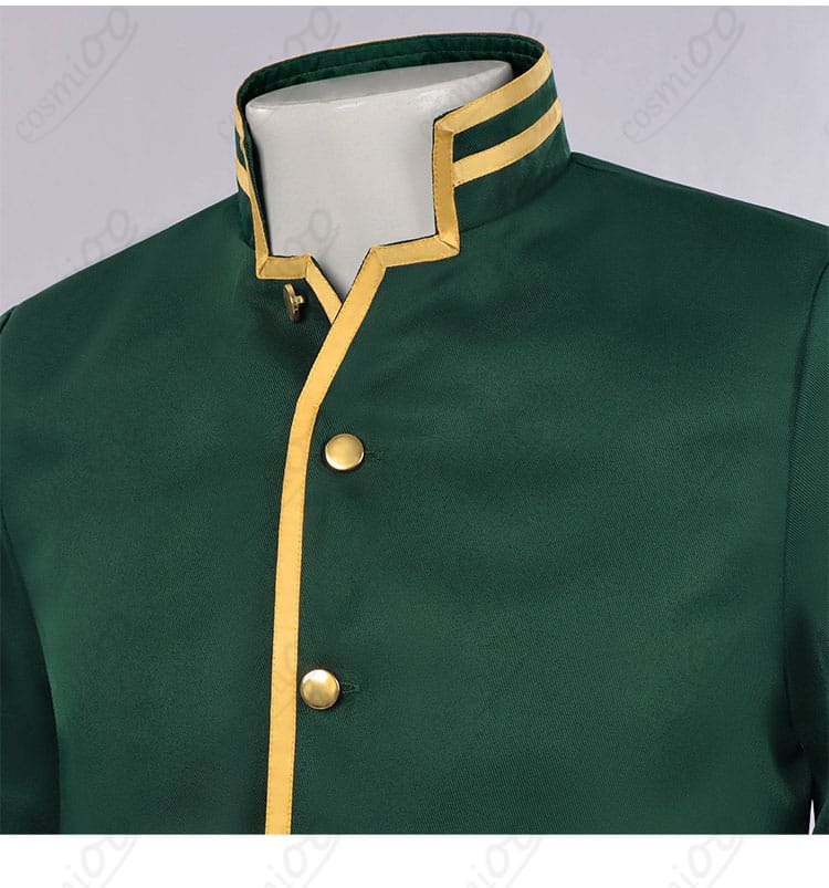 縁城蒼吏 コスプレ衣装 領口・門襟装飾ディテール｜細部までこだわった仕上がり