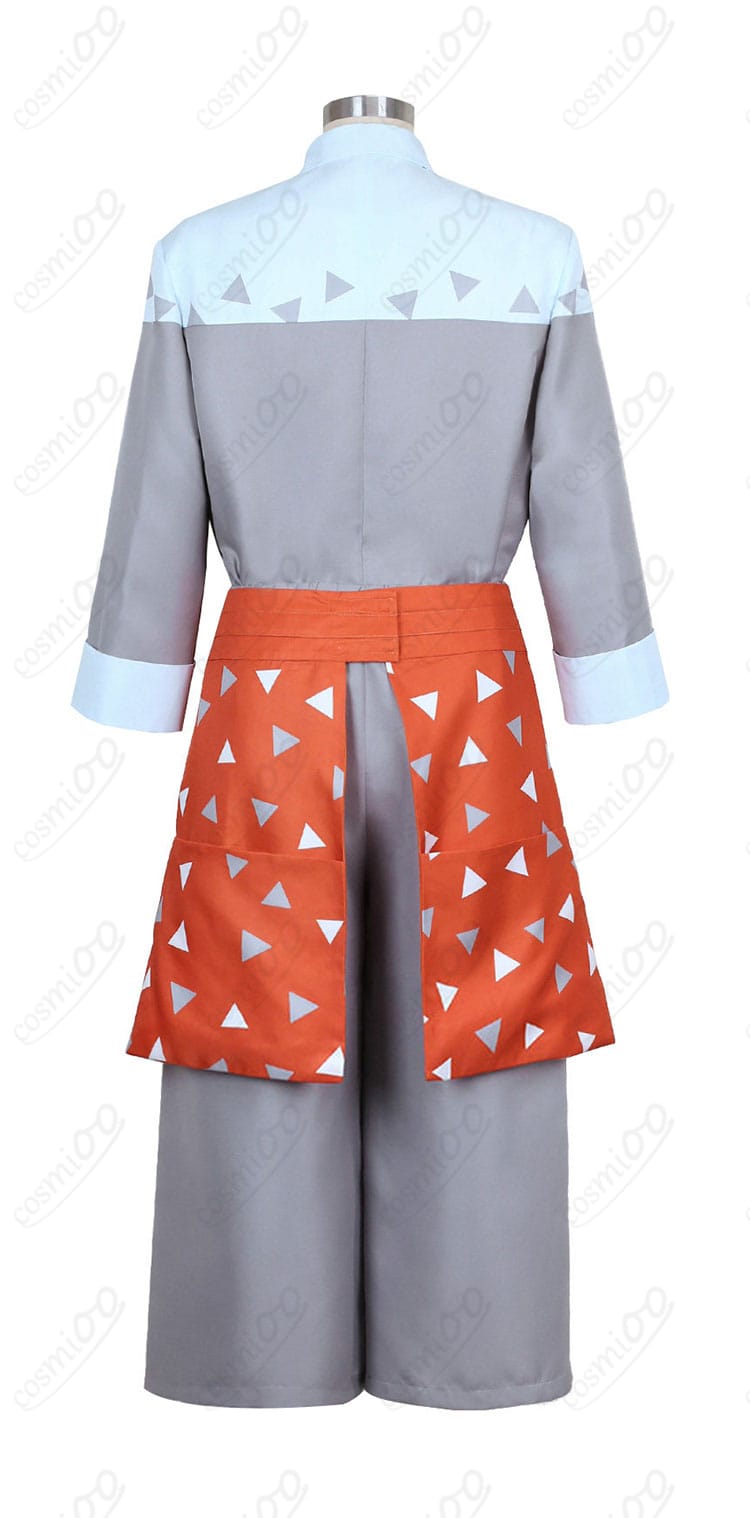 ポケモンレジェンズZ-A グリ コスプレ衣装 背面デザイン エプロン付き