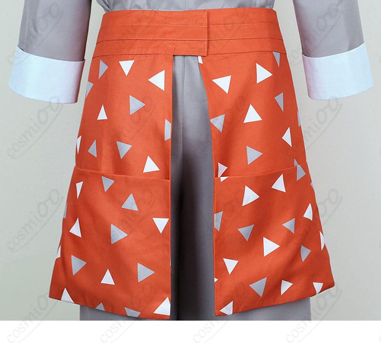 グリ フレア団ヌーヴォ衣装 囲裙背面デザイン 細部確認