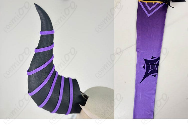 hololive ラプラス・ダークネス コスプレ 頭飾りディテール アイドル衣装の世界観