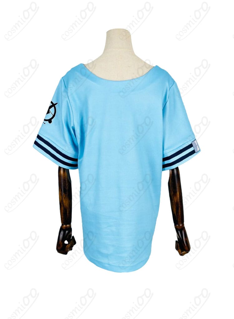 hololive 水宮枢 私服Tシャツ コスプレ衣装 背面デザイン 後ろ姿まで再現