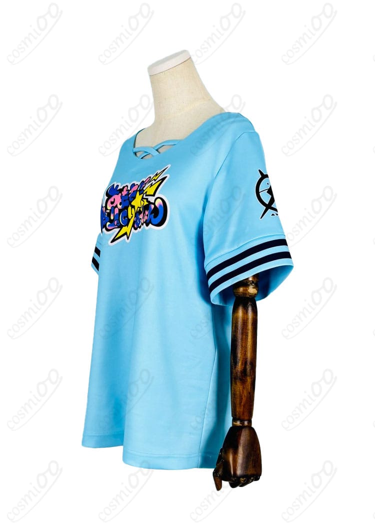 hololive 水宮枢 私服Tシャツ コスプレ衣装 左側デザイン 日常感ある私服スタイル