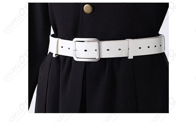 鬼滅の刃 伊黒小芭内 蛇柱 隊服 腰間ベルトディテール 実用性とデザイン性を両立