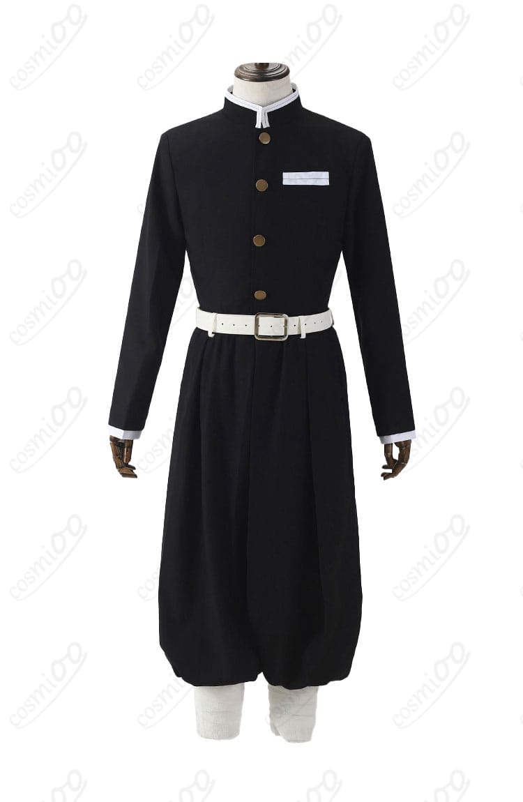 鬼滅の刃 伊黒小芭内 蛇柱 隊服 正面装飾ディテール 刺繍や模様を細部まで再現