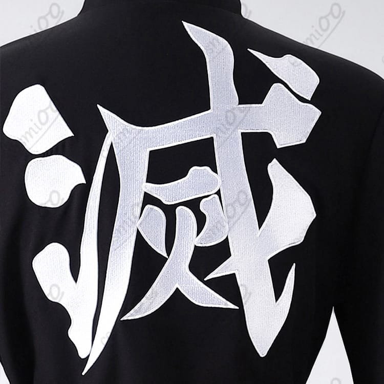 鬼滅の刃 伊黒小芭内 蛇柱 隊服コスプレ衣装 刺繍入りフルセット - 7枚目の画像
