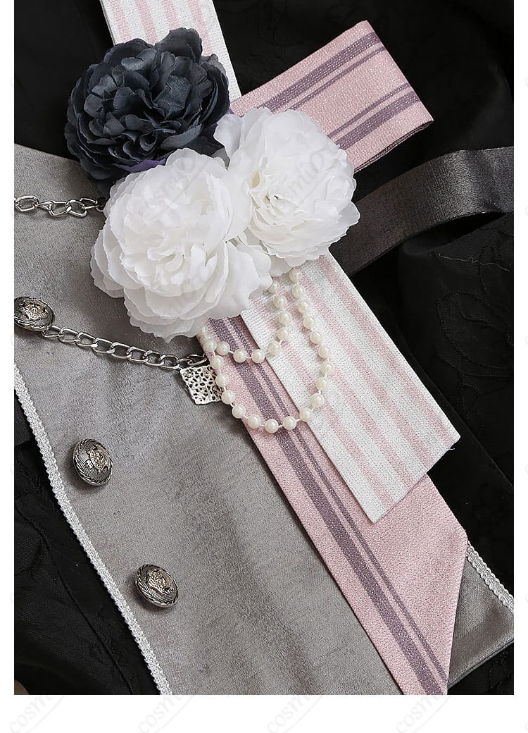 アイドリッシュセブン TRIGGER 10周年衣装 コスプレ 胸飾り花モチーフ装飾 繊細な造形