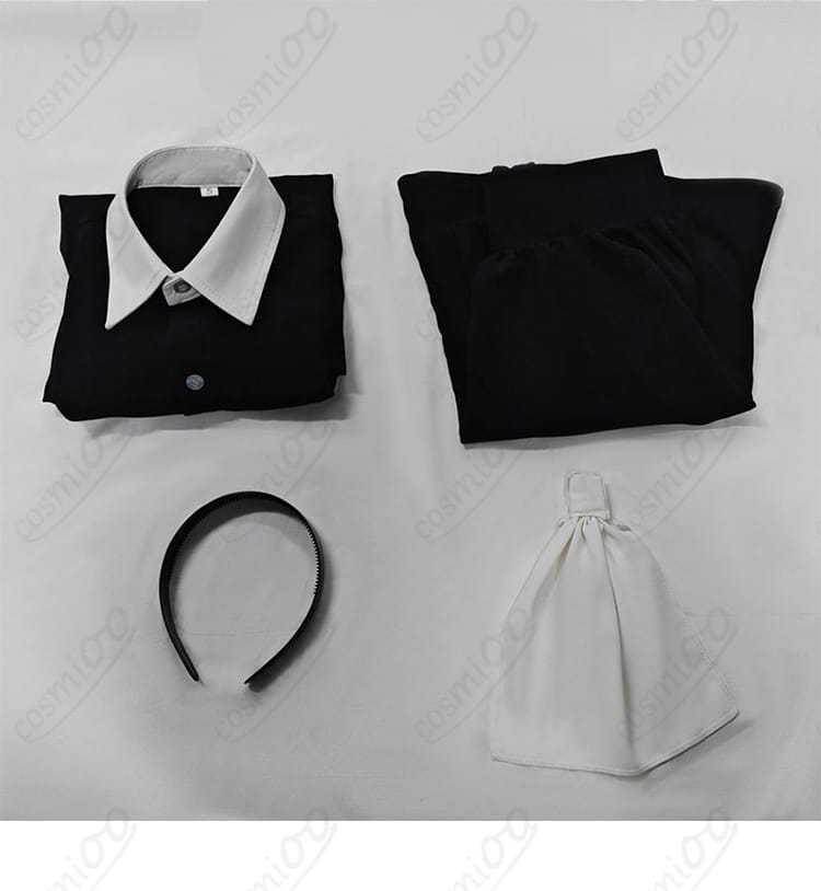 ブルーアーカイブ 天童アリス メイド服コスプレ衣装 セット内容一覧 トップス スカート カチューシャ