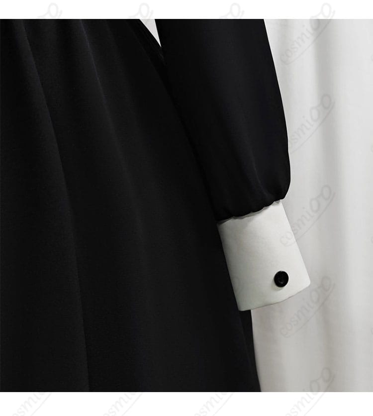 ブルーアーカイブ 天童アリス メイド服コスプレ衣装 衣袖装飾ディテール 縫製と質感を確認