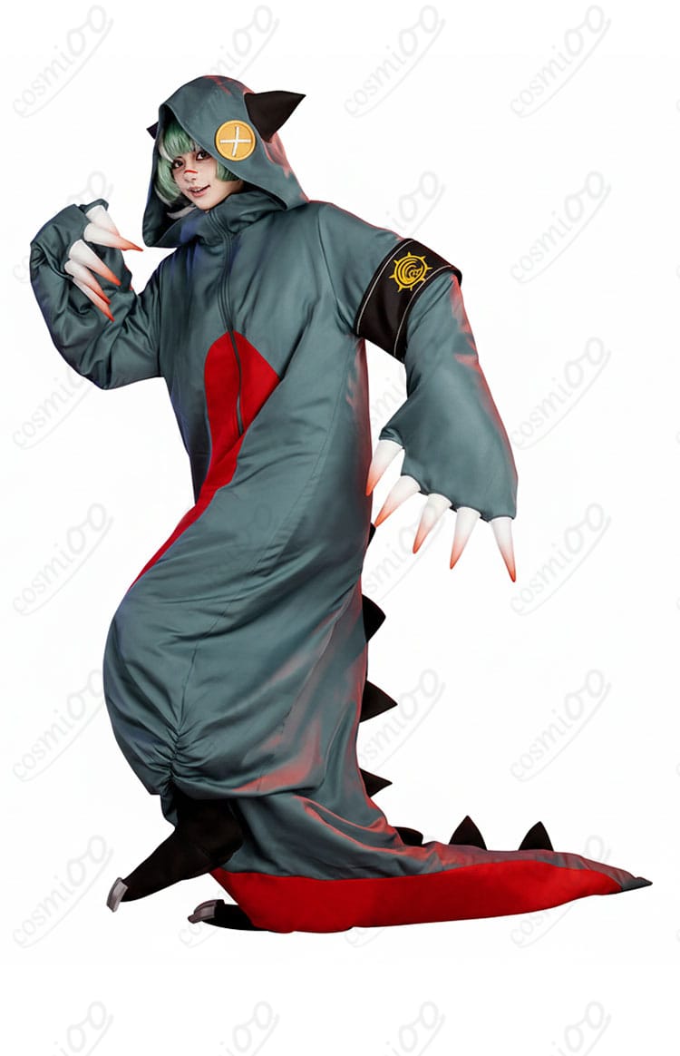 ガチアクタ ギータ 怪獣のような服 コスプレ 着用側面｜動きやすさもチェック