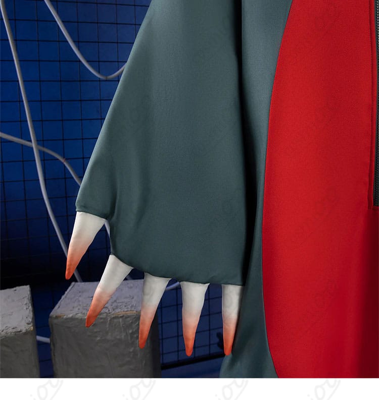 ガチアクタ ギータ 怪獣風コスプレ 衣袖装飾細節｜デザインポイントを確認