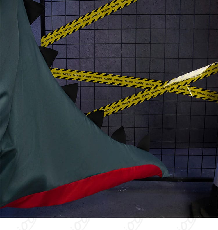 ガチアクタ ギータ 怪獣のような服 尾巴装飾ディテール｜個性際立つポイント