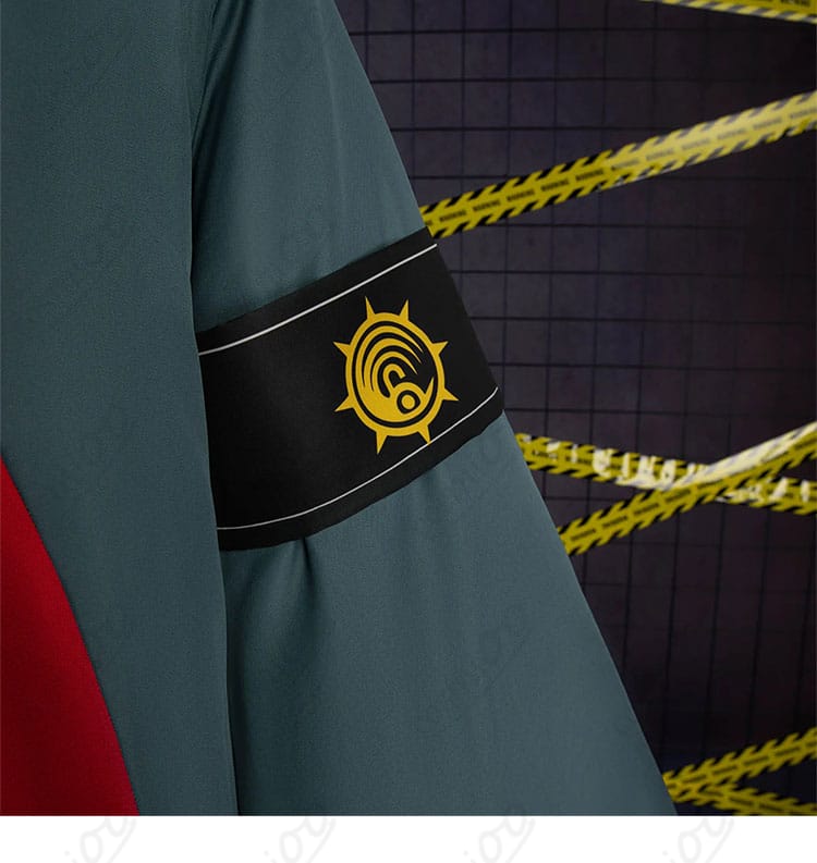 ガチアクタ ギータ コスプレ衣装 衣袖徽章ディテール｜世界観を表現