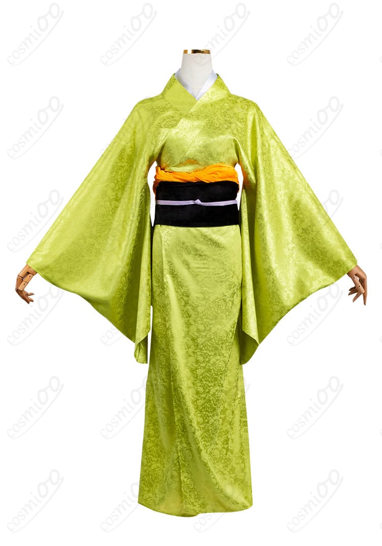 鬼滅の刃 嘴平琴葉 コスプレ衣装 正面全体図|上品な和装シルエットと柔らかな雰囲気を再現