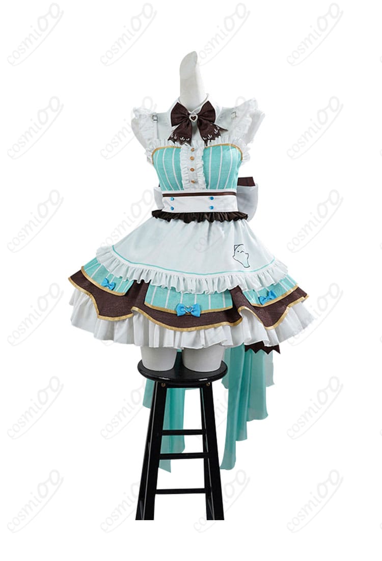 ミント・ファントーム メイド服コスプレ衣装 正面デザイン|可愛さと再現度を両立