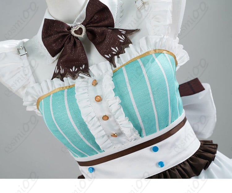 ミント・ファントーム メイド服 蝶結びリボン装飾|キャラらしさを引き立てるポイント