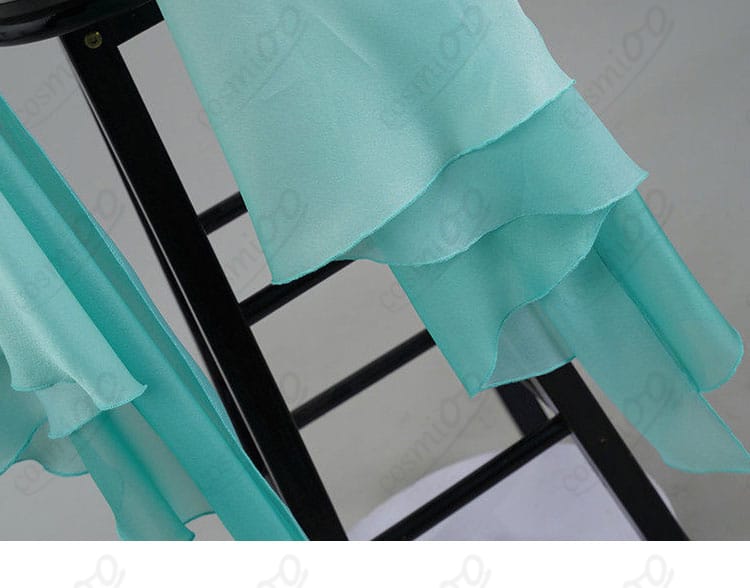 ミント・ファントーム メイド服 裾デザイン詳細|動きのある可憐な印象