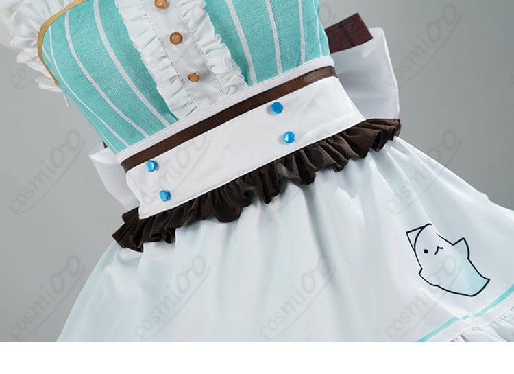 ミント・ファントーム メイド服 ウエスト装飾デザイン|シルエットを美しく演出