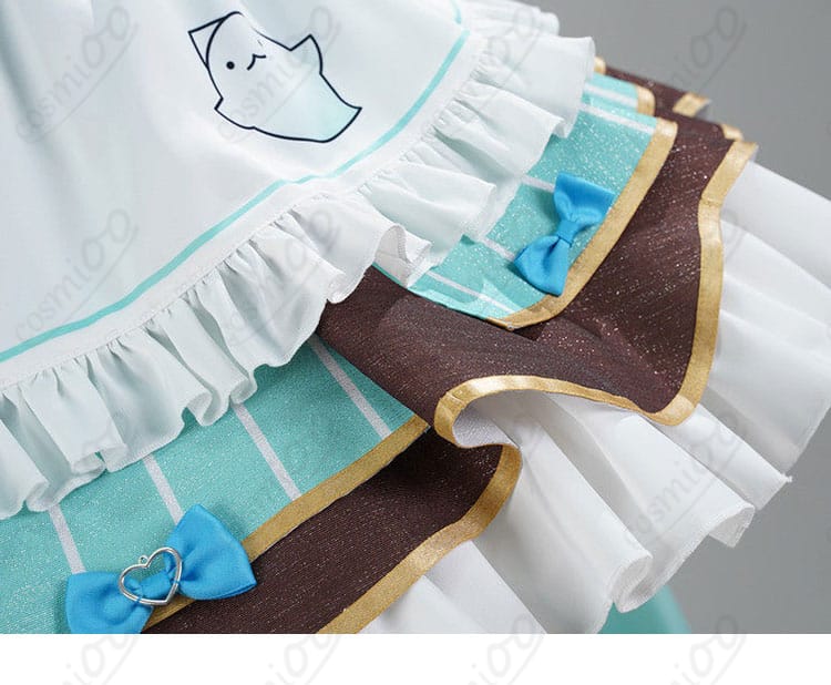 ミント・ファントーム メイド服 スカート裾装飾|写真映えするデザイン