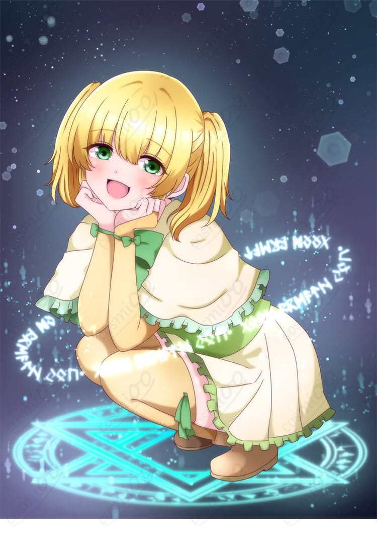 悠久幻想曲 マリア・ショート コスプレ衣装 しゃがみポーズ再現｜柔らかな表情と清楚な魅力を引き立てる一着・今すぐチェック