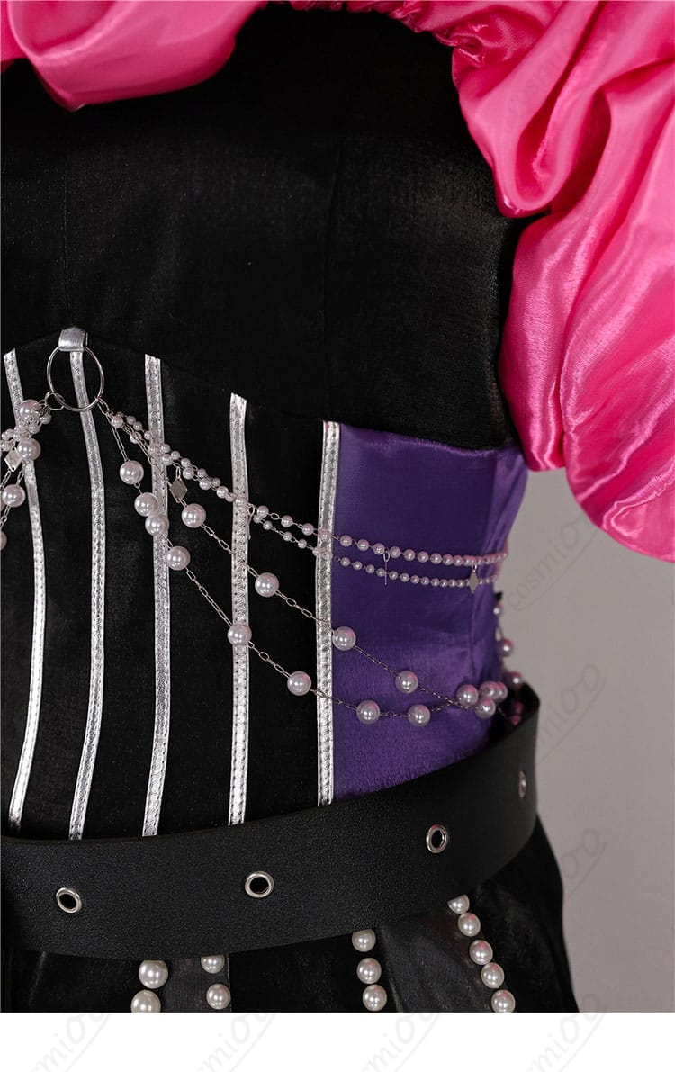 綺々羅々ヴィヴィ ステージ衣装 腰飾りディテール｜立体感ある仕上がり