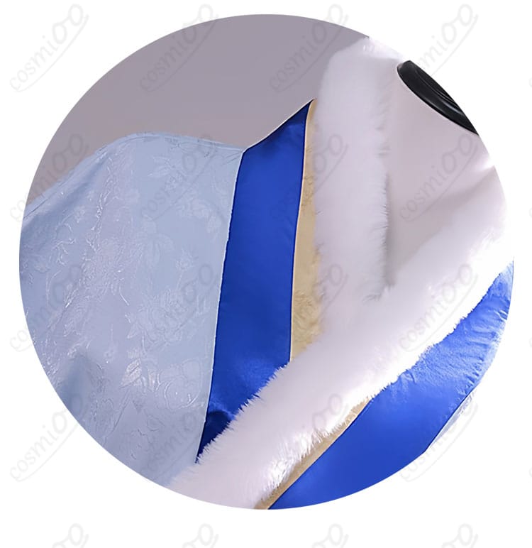 薬屋のひとりごと 猫猫 冬服 コスプレ衣装 領口装飾ディテール 落ち着いた色合いと上品な仕上げ