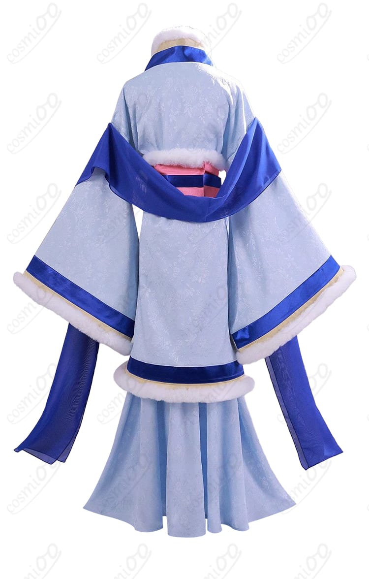 薬屋のひとりごと 猫猫 冬服 コスプレ衣装 背面デザイン 後宮風シルエットを忠実再現