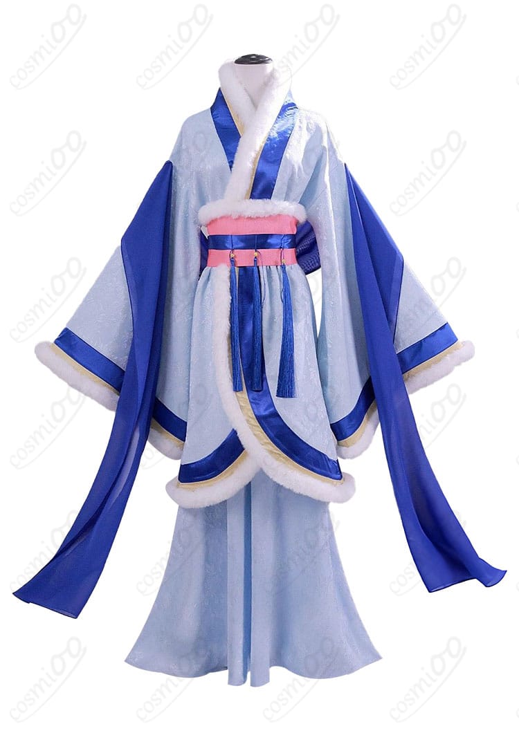 薬屋のひとりごと 猫猫 冬服 コスプレ衣装 正面 全体シルエットが分かる高品質仕上げ