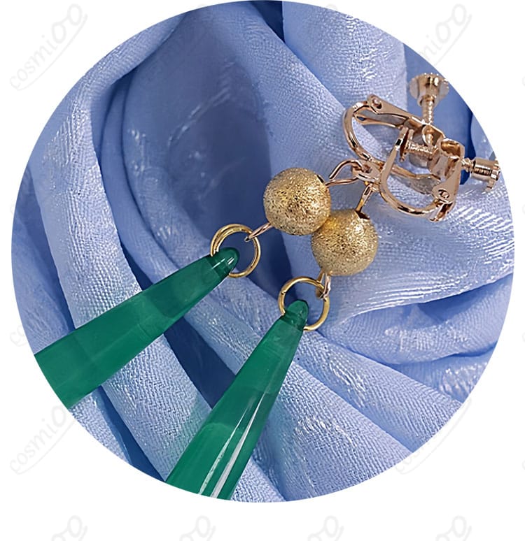 薬屋のひとりごと 猫猫 冬服 コスプレ衣装 耳飾り細部 冬服仕様のアクセサリー再現