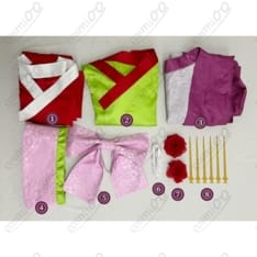 黒執事 藍猫（ランマオ）花魁風コスプレ衣装｜高品質・送料無料 - 5枚目の画像（サムネイル）