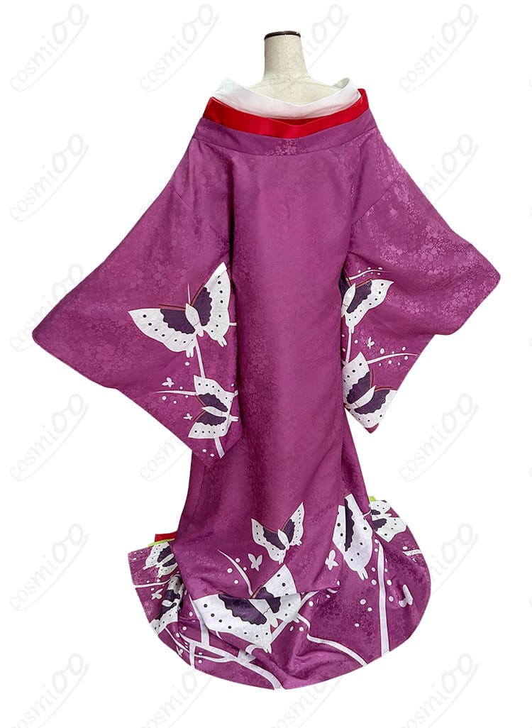 黒執事 藍猫 花魁風コスプレ衣装 背面デザイン｜後ろ姿まで美しい仕上がり